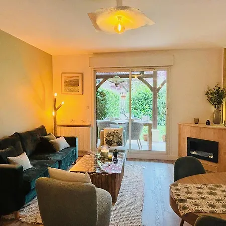 Le Sublime Olivier Normand, 3p Cosy Et Luxe Avec Jardin, Piscine & Tennis, Velos Deauville