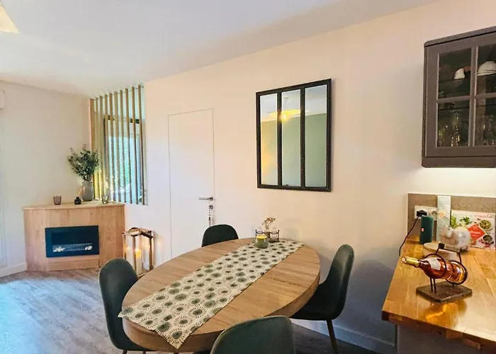 Apartmán Le Sublime Olivier Normand, 3p Cosy Et Luxe Avec Jardin, Piscine & Tennis, Velos