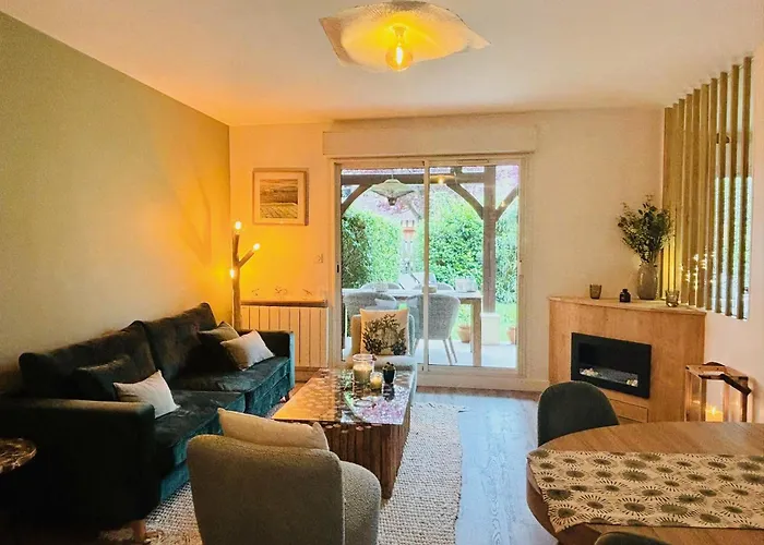 Le Sublime Olivier Normand, 3p Cosy Et Luxe Avec Jardin, Piscine&tennis, Vélos Deauville